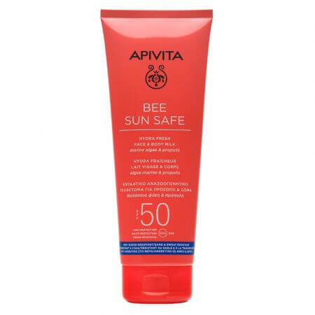 Bee Sun Safe Huid- en Lichaamsbescherming SPF50, 200 ml, Apivita