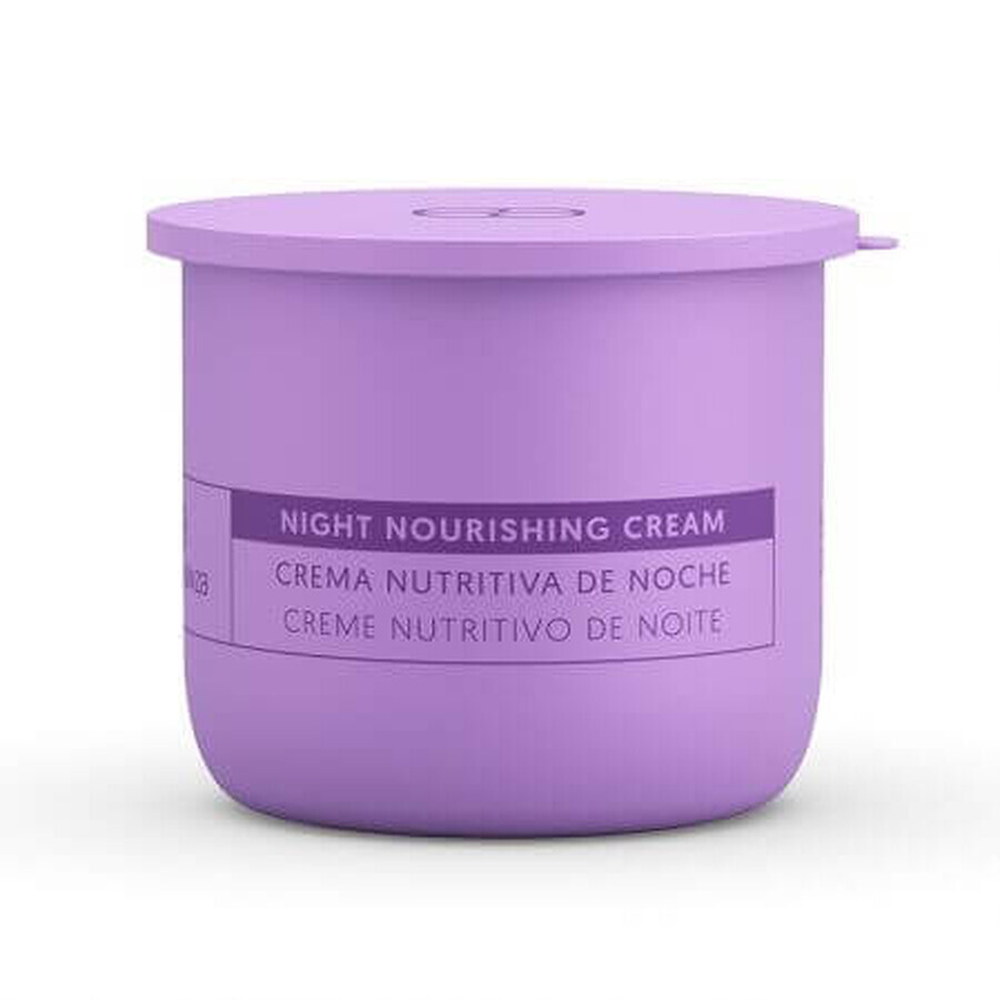 Recharge Crème de nuit nourrissante aux huiles essentielles, 50 ml, Equivalenza