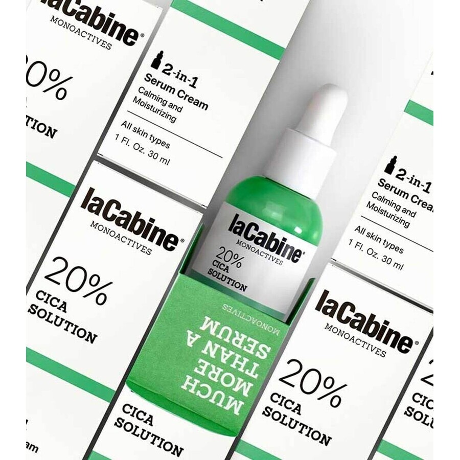 Ser-crème Monoactives 20% Cica Solution, 30 ml, La Cabine