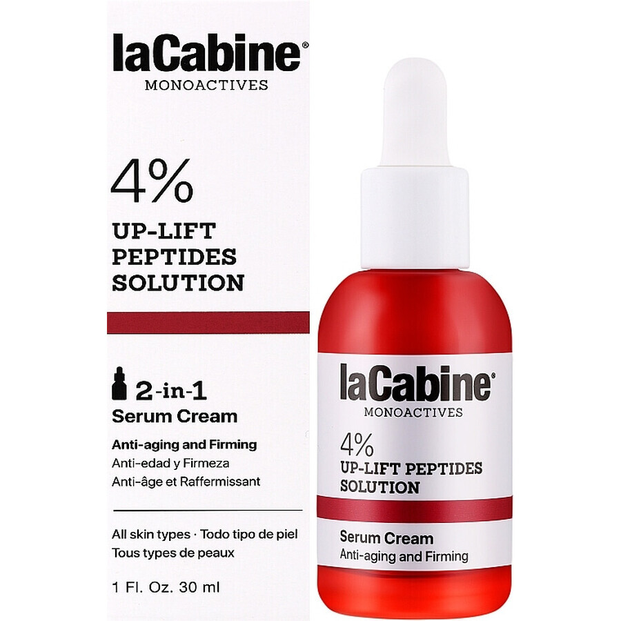 Ser-crème Monoactives 4% Peptiden Oplossing, 30 ml, La Cabine