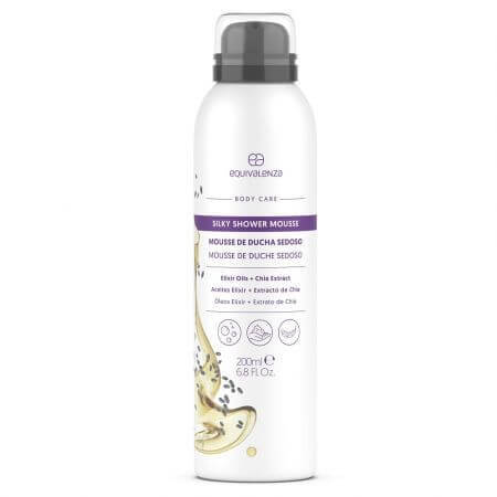 Spuma de dus cu uleiuri esentiale Silky Mousse, 200 ml, Equivalenza