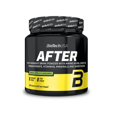 After Workout Powder, Green Apple, 420 g, Biotech USA