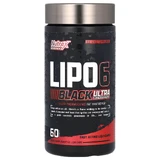 Lipo 6 Black Ultra Concentrate Fat Burning Supplement, 60 capsules, Nutrex