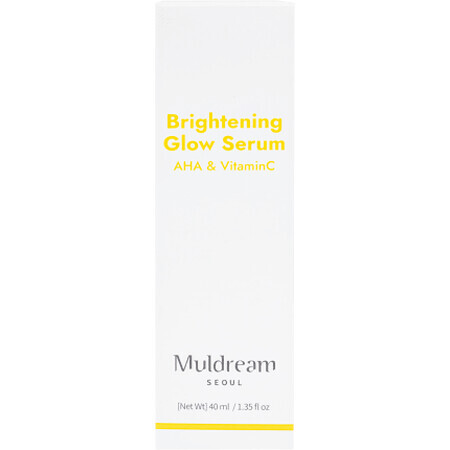 Muldream Illuminating Face Serum with AHA and Vitamin C, 40 ml