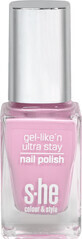 She stylezone color&amp;amp;style Gel-like&#39;n ultra stay nagellak 322/273, 10 ml