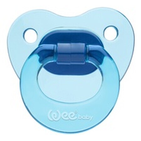 Orthodontische Silicone Fopspeen 6-18 maanden 112 , WeeBaby