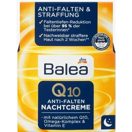 Balea Anti-Rimpel Nachtcrème Q10, 50 ml