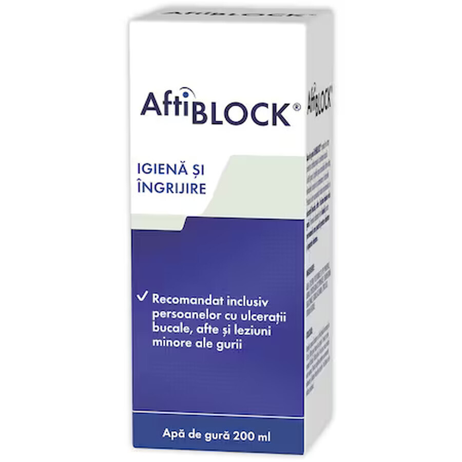 Aftiblock mondwater, Zdrovit, 200 ml