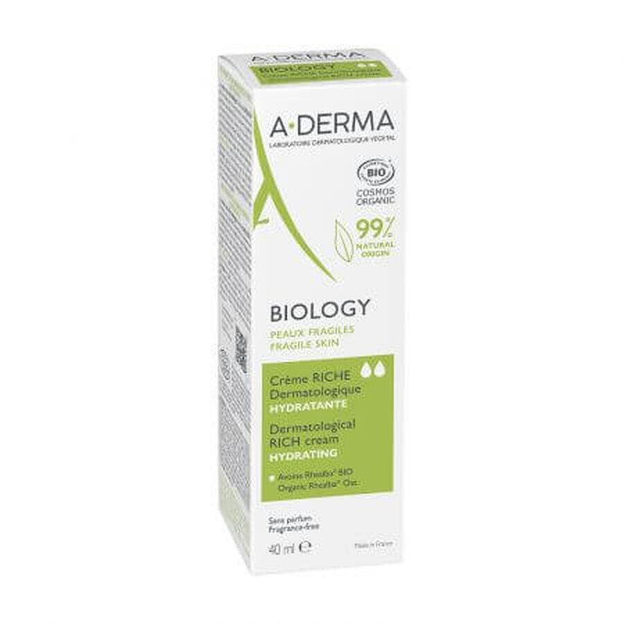 A-Derma Biologie Rijke Hydraterende Crème, 40 ml