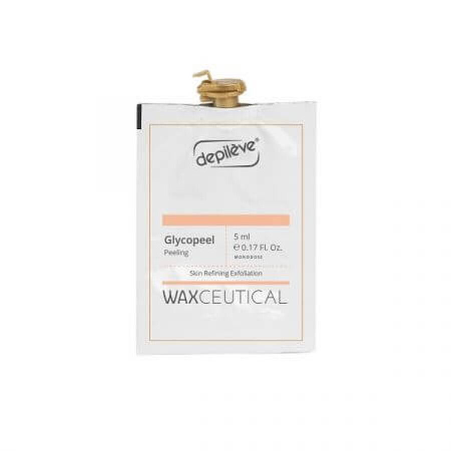 Esfoliante con acido glicolico pre-epilazione zone intime Depil Waxceutical Glycopeel, 10 x 5 ml, Depileve