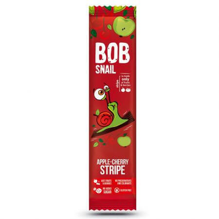 Natural apple and cherry slice, 14 g, Bob Snail