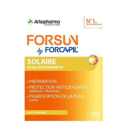 Forcapil Forsun Solar, 30 capsule, Arkopharma