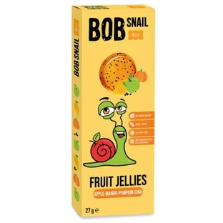 Natural apple, mango, pumpkin and chia jelly, 27 g, Bob Snail