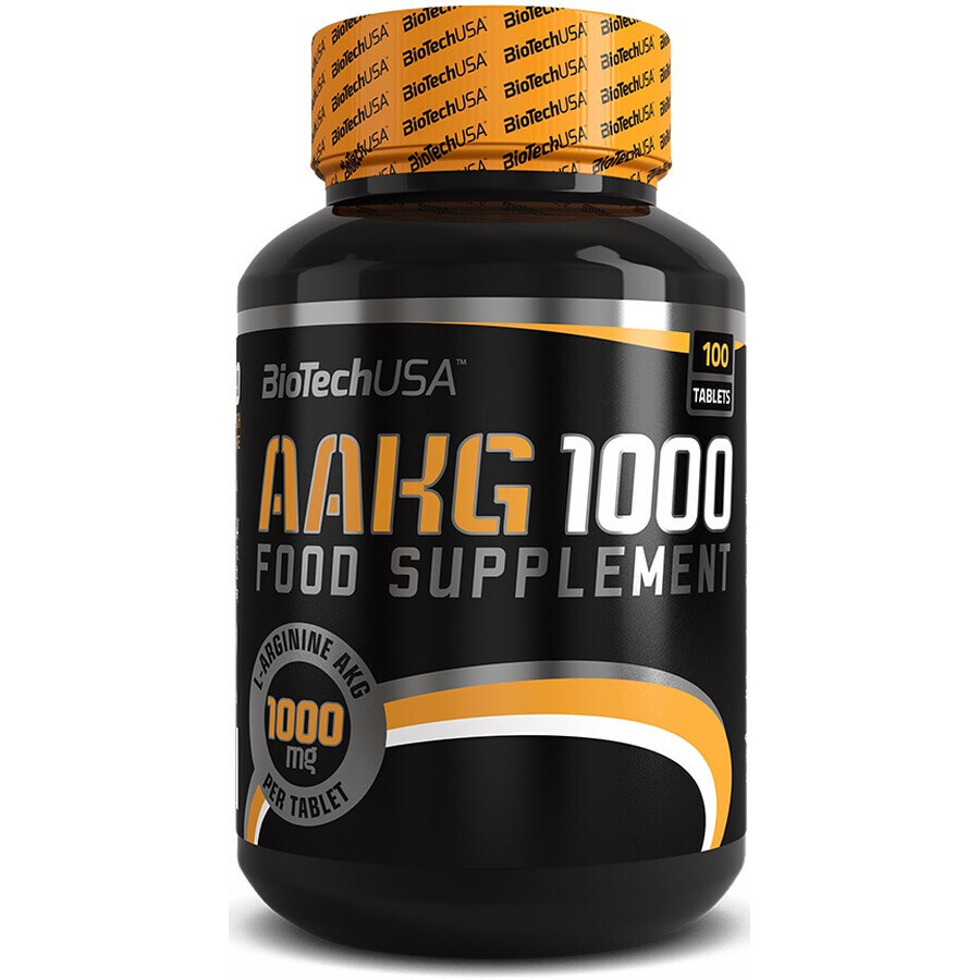 AAKG 1000 mg, 100 comprimidos, Biotech USA