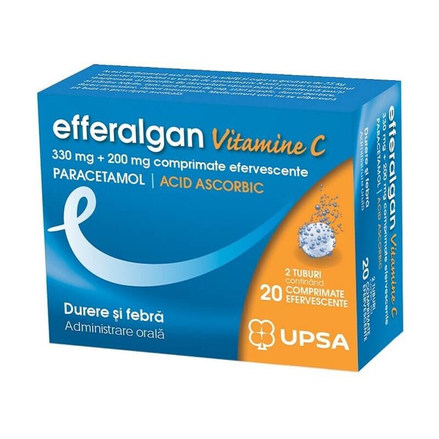 Efferalgan Vitamin C, 20 Tabletten, Bristol-Myers Squibb