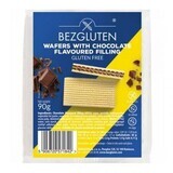 Glutenvrije wafels met chocoladevulling, 90 g, Bezgluten