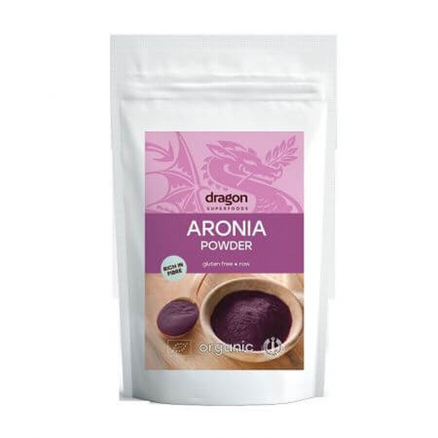 Aronia Raw Powder Organic, 200 g, Dragon Superfoods