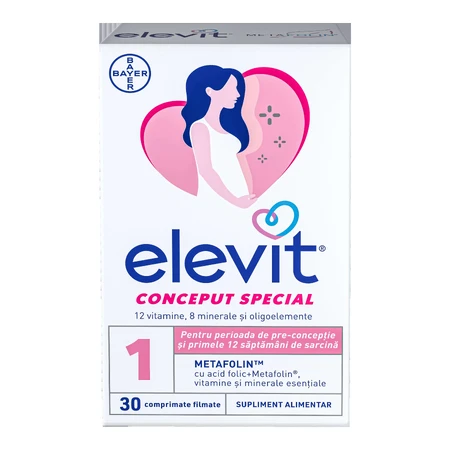Elevit 1 Kinderwens en zwangerschap, 30 tabletten
