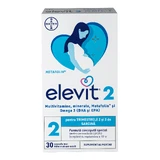 Elevit 2, Multivitaminen voor zwangerschap - 2e en 3e trimester van de zwangerschap, 30 capsules, Bayer
