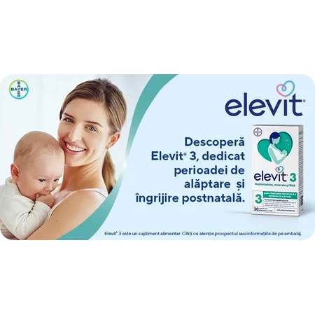 Elevit 3 multivitamins for the postnatal and breastfeeding period, 30 capsules, Bayer