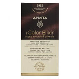 Hair dye My Color Elixir Light Brown Red Mahogany 5.65, 155 ml, Apivita