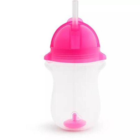 Any Angle Click Lock flexible straw cup, +12 months, Pink, 296 ml, Munchkin