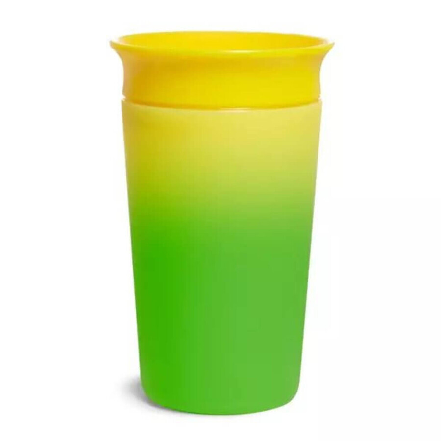 Tazza da allenamento Miracle 360 ​​​​Color Change, +12 mesi, Giallo, 266 ml, Munchkin