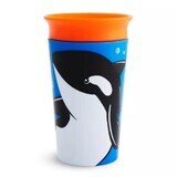 Miracle 360 Wildlove Trainingsbeker, +12 maanden, Orka walvis, 266 ml, Munchkin