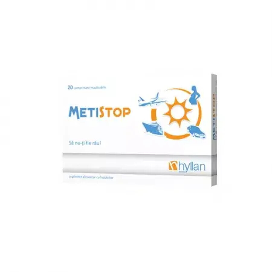 Emetistop (Metistop), 20 tabletten, Hyllan