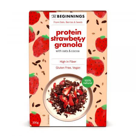 Granola con Fragole, 200 g, Gli Inizi