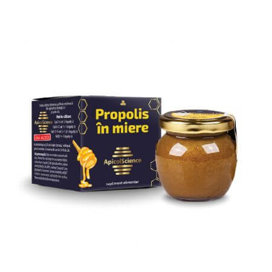 Propolis in honey, 120 gr, ApicolScience