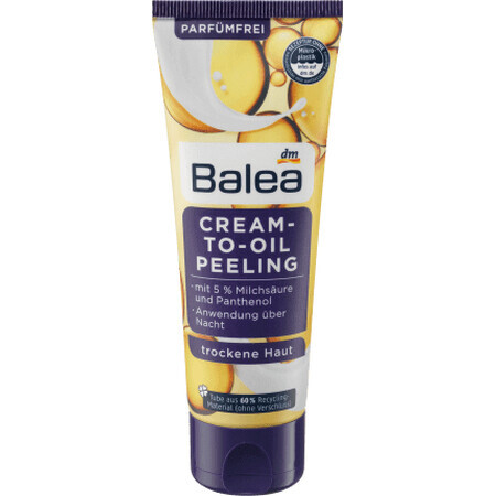 Balea Crème de nuit exfoliante, 75 ml