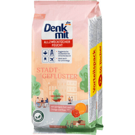 Denkmit Salviette umidificate universali arancioni, 100 pz