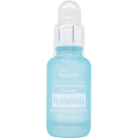 Quret Feuchtigkeitsspendendes Gesichtsserum mit Hyaluronsäure, 30 ml