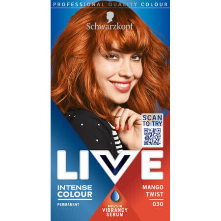 Schwarzkopf Live Permanent hair dye 30 Mango twist, 1 pc