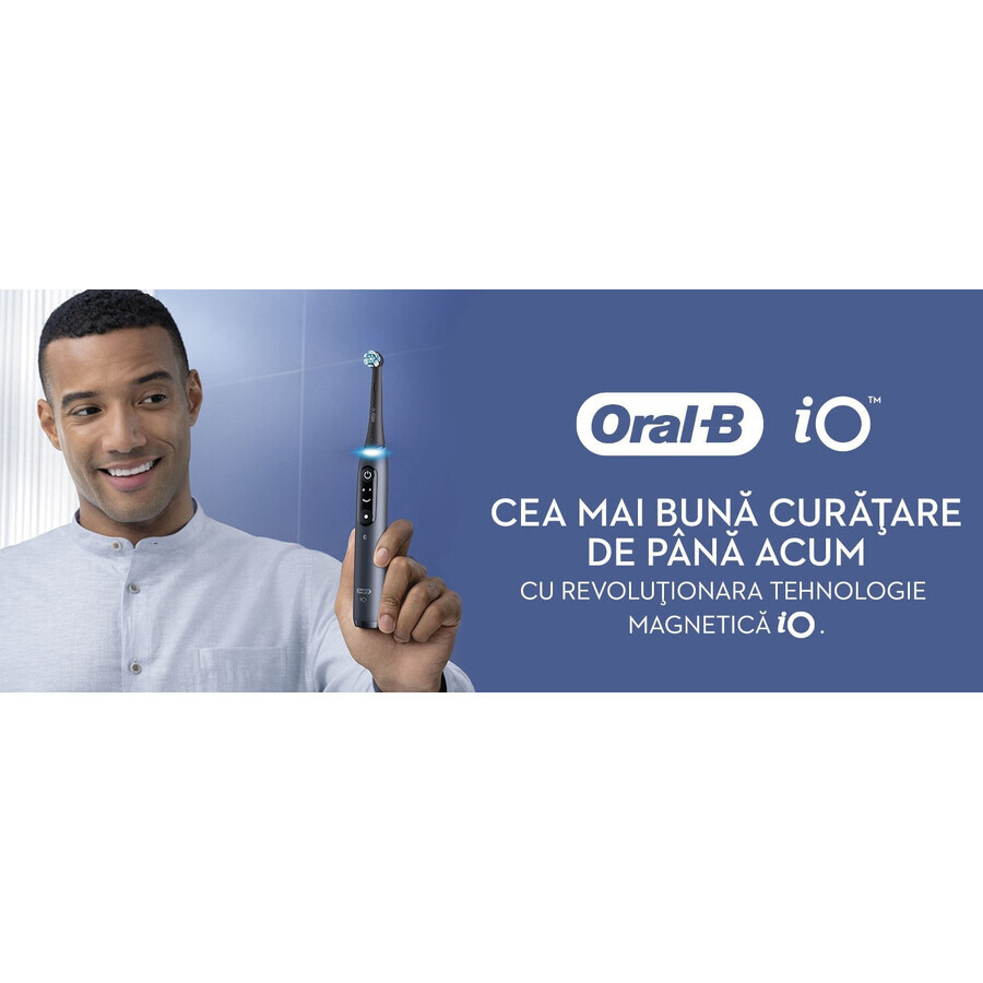 Oral B iO-serie 7 elektrische tandenborstel, zwart 