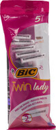 BIC twin lady scheermes, 5 stuks