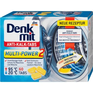 Denkmit Anti-Kalk-Tabs Multi-Power 2, 60 Tabs