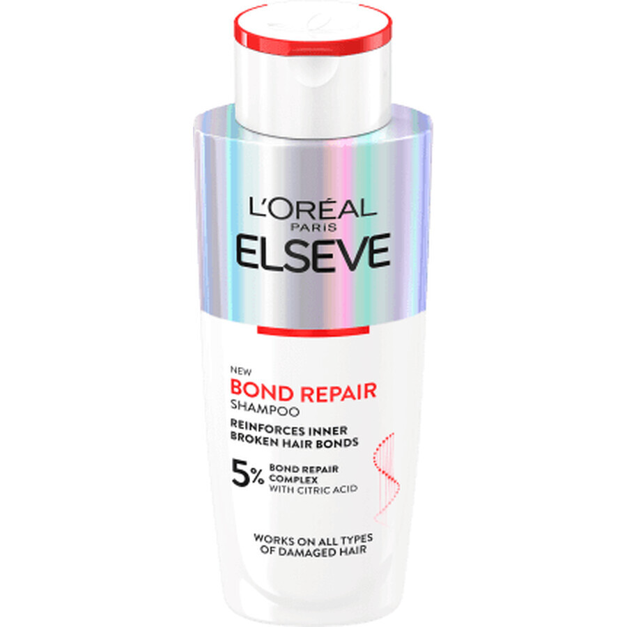 Elseve Bond Repair Shampooing pour régénérer les cheveux abîmés, 200 ml