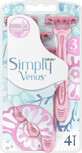 Gillette Venus Scheermesjes, eenvoudig, 4 stuks