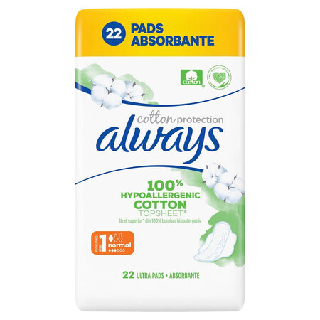 Always Naturals Duo-Binden, Größe 1, 22 Stück, P&G