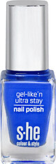 She colour&amp;amp;style Gel-like&#39;n ultra stay nagellak 322/398, 10 ml