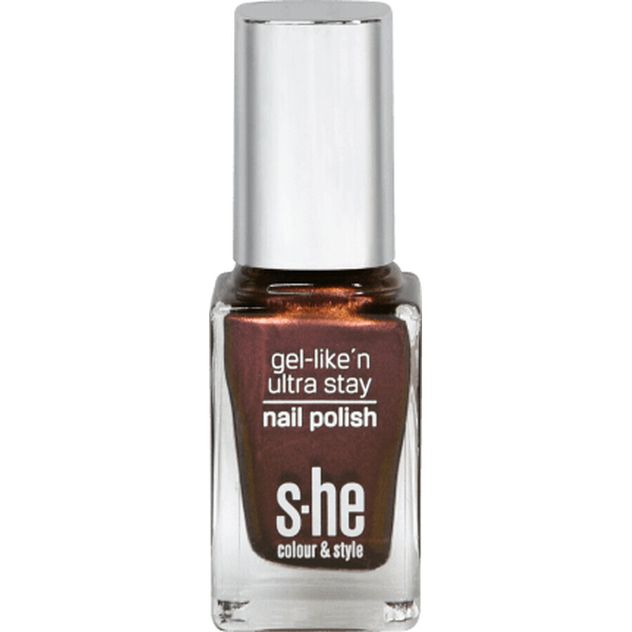 Esmalte de uñas She colour&amp;style Gel-like'n ultra stay 322/421, 10 ml