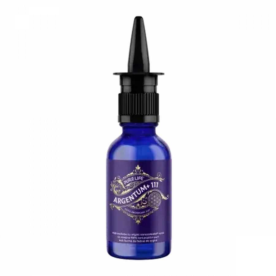 Nanocolloidal silver Argentum+ Anniversary Edition, 30 ml, Pure Life