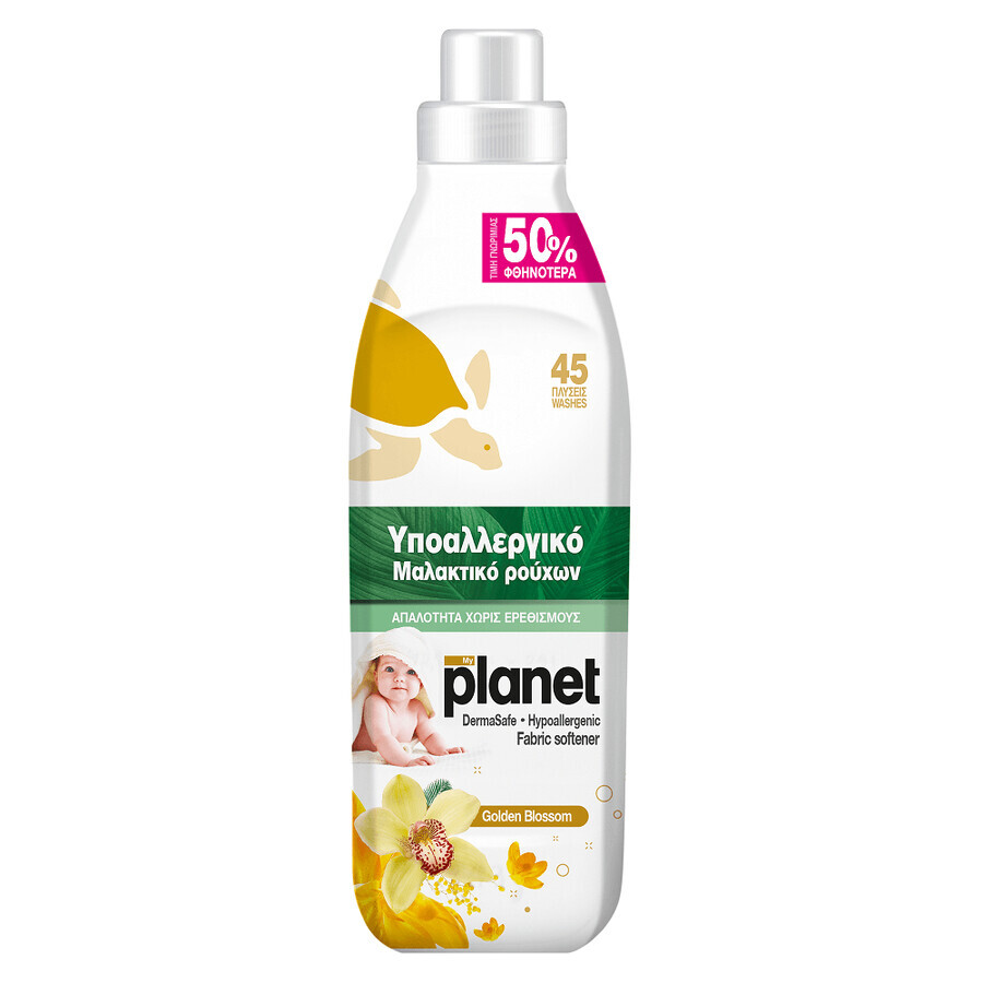 Lessive concentrée hypoallergénique Golden Blossom, 1000 ml, My Planet