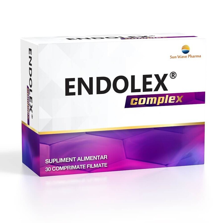 Endolex Complex, 30 comprimate filmate, Sun Wave Pharma