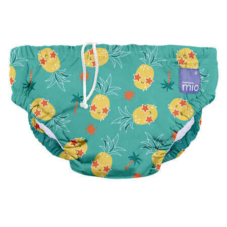 Maillot de bain imperméable Pineapple Party, Taille M, 1 pièce, Bambino Mio