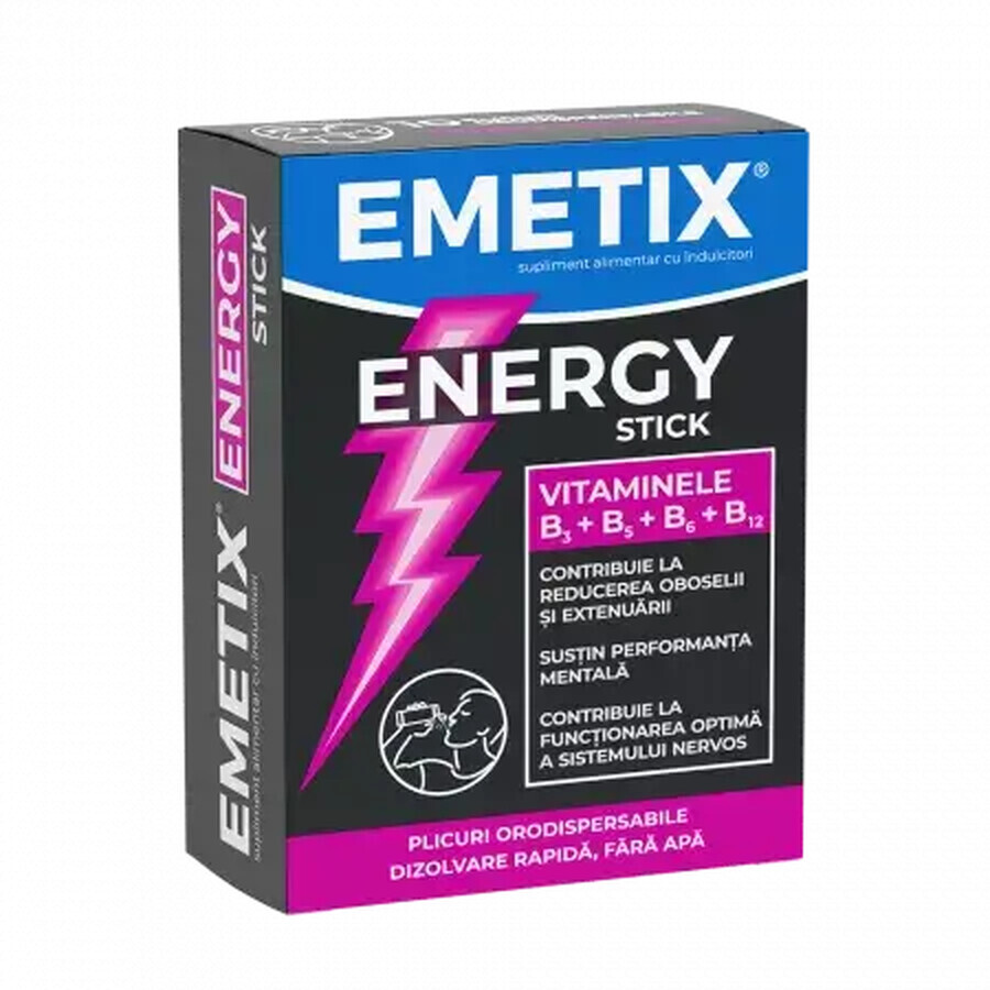 Emetix Energy Stick, 10 sachets, Fiterman Pharma