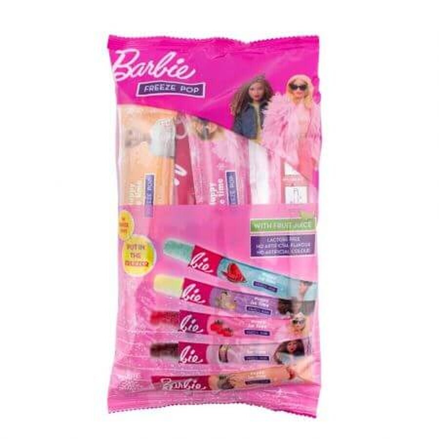 Freeze Pop Barbie ijs, 10 stuks, Sweet'n Fun