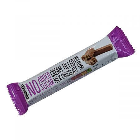 Sugar-free wafers with Belgian chocolate coating, 30 g, Diablo